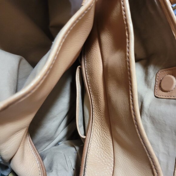 Fossil patchwork full leather/ suede shoulder bag - Picture 6 of 7